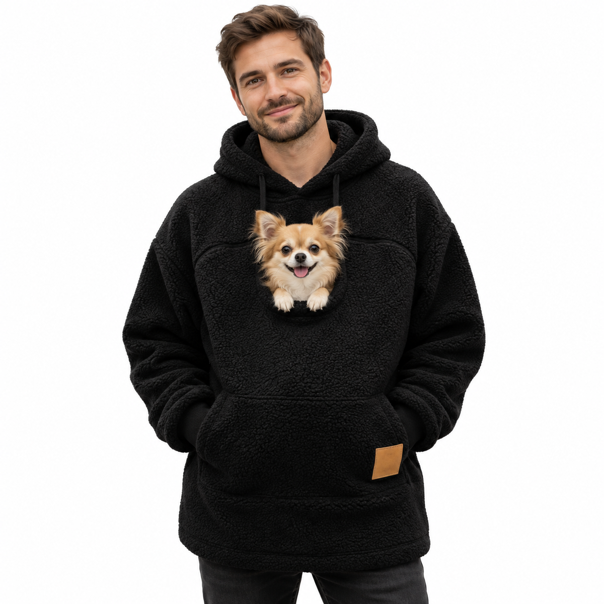 Black hoodie