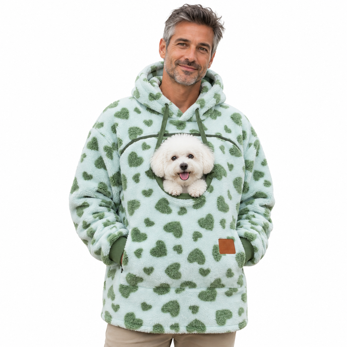 Green Hearts hoodie