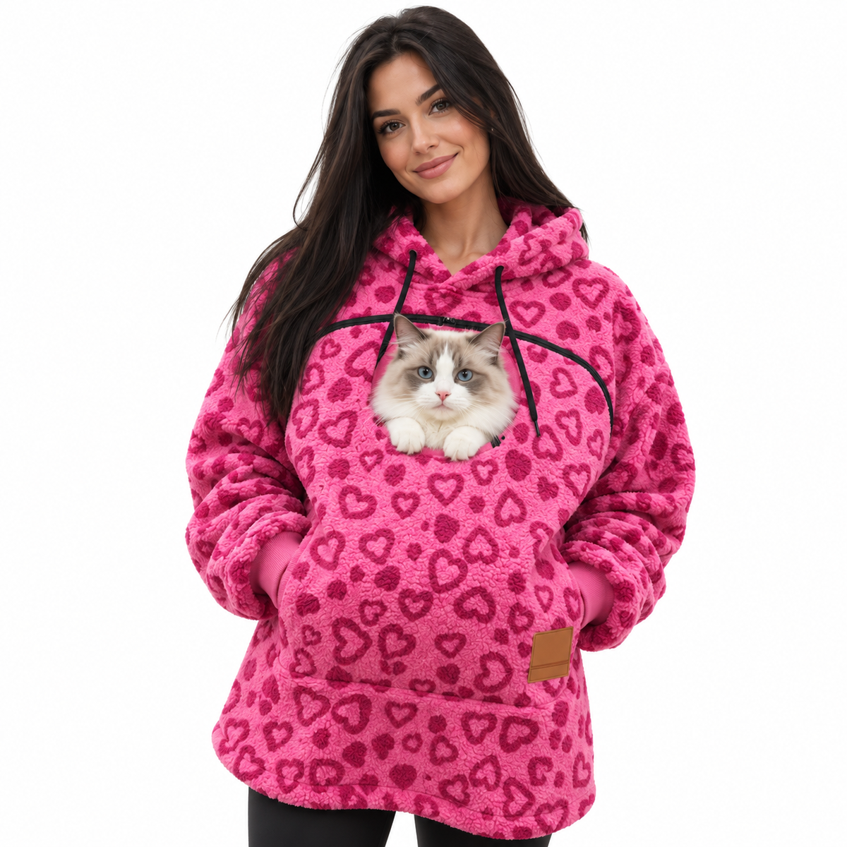 Pink Hearts hoodie
