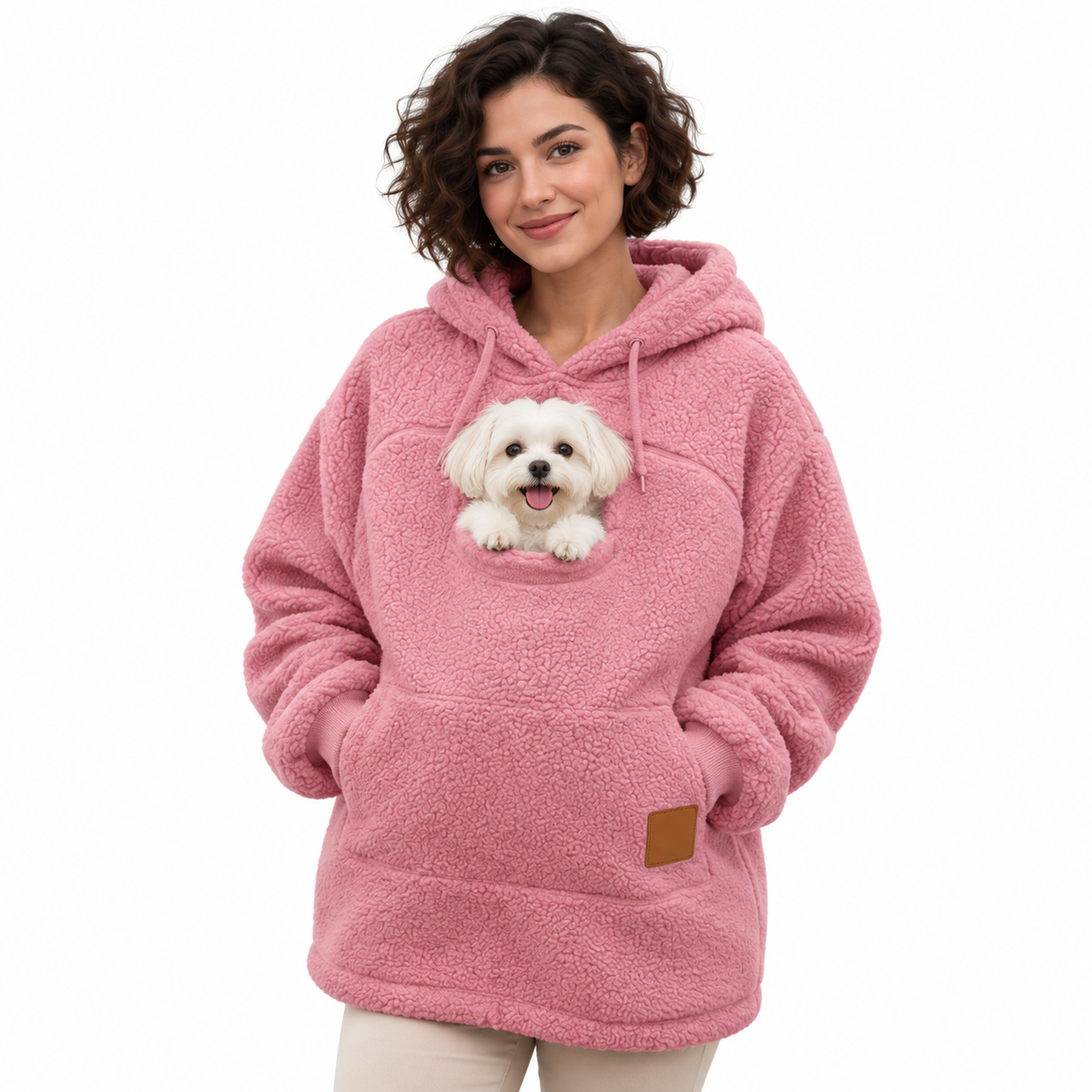 Pink hoodie