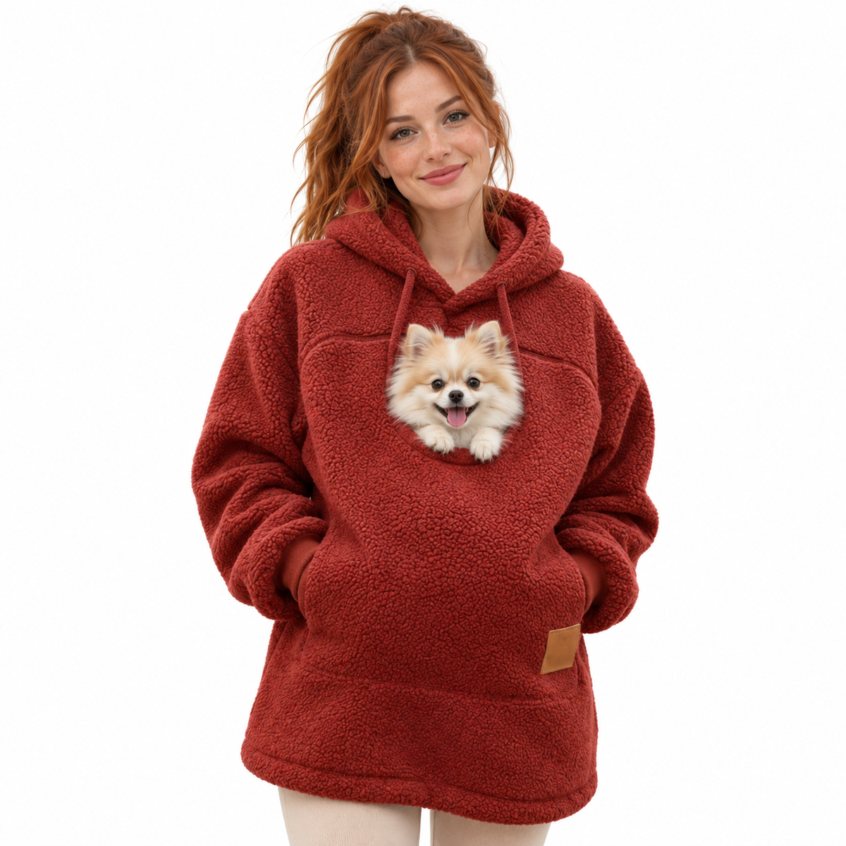 Red hoodie